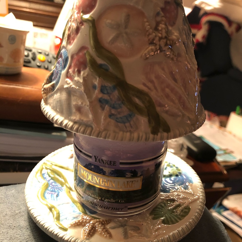 Yankee Candle Shade & Plate for Candle, Included